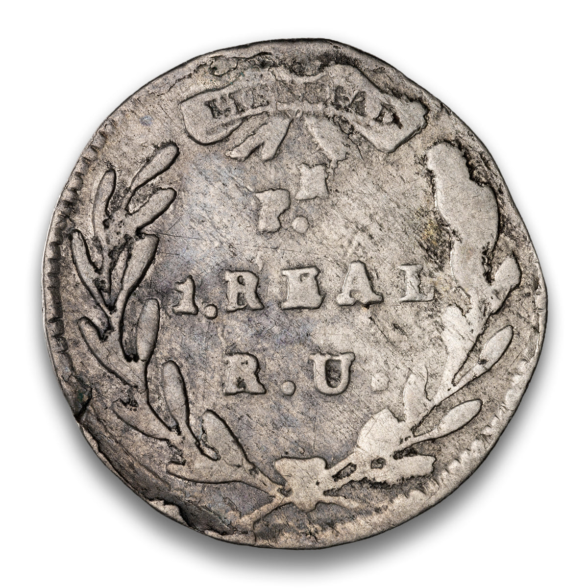 Columbia Silver 1 Real 1831 PN RU