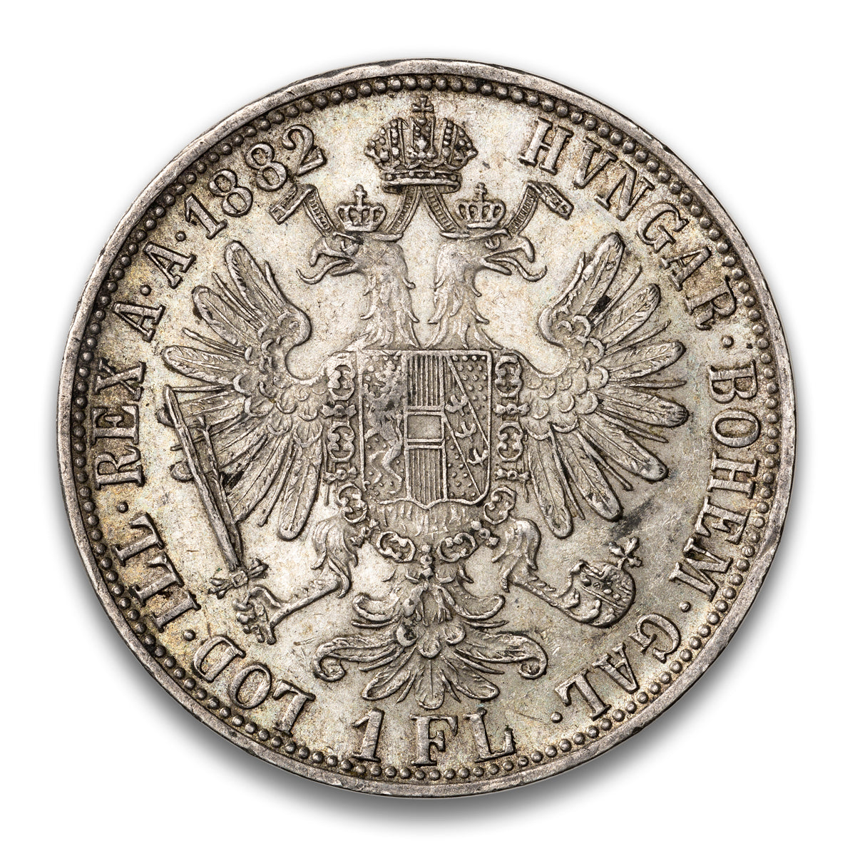 Austria Silver 1 Florin 1882