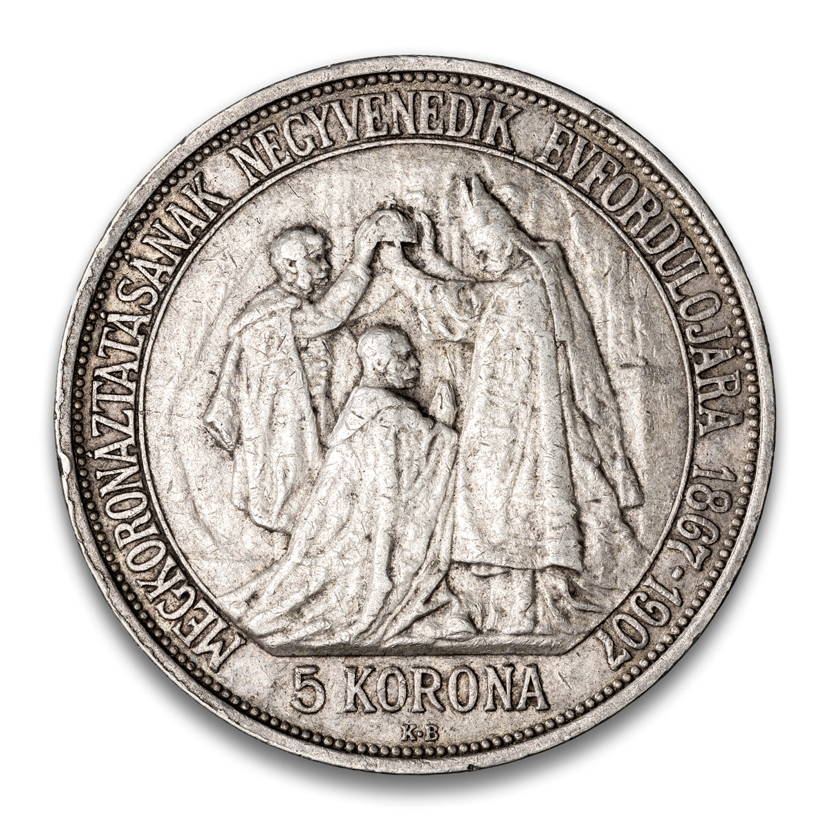 Hungary Silver 5 Korona 1909