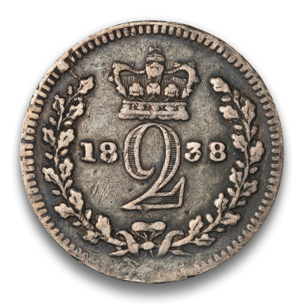 Great Britain Silver 2 Pence 1838