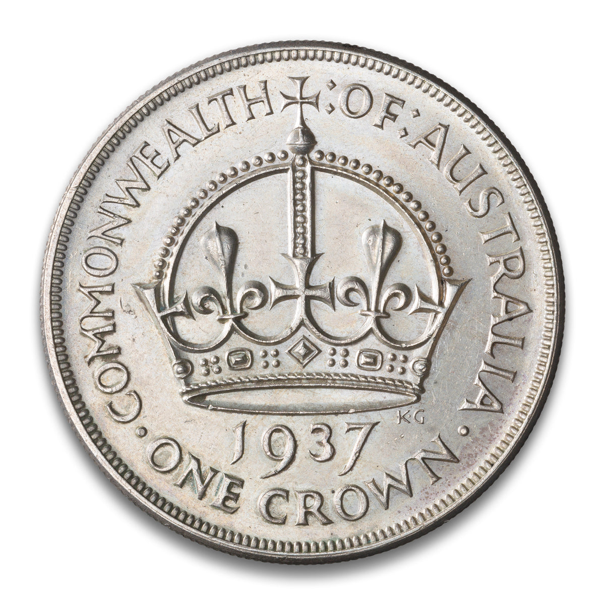 Australia Silver 1 Crown 1937