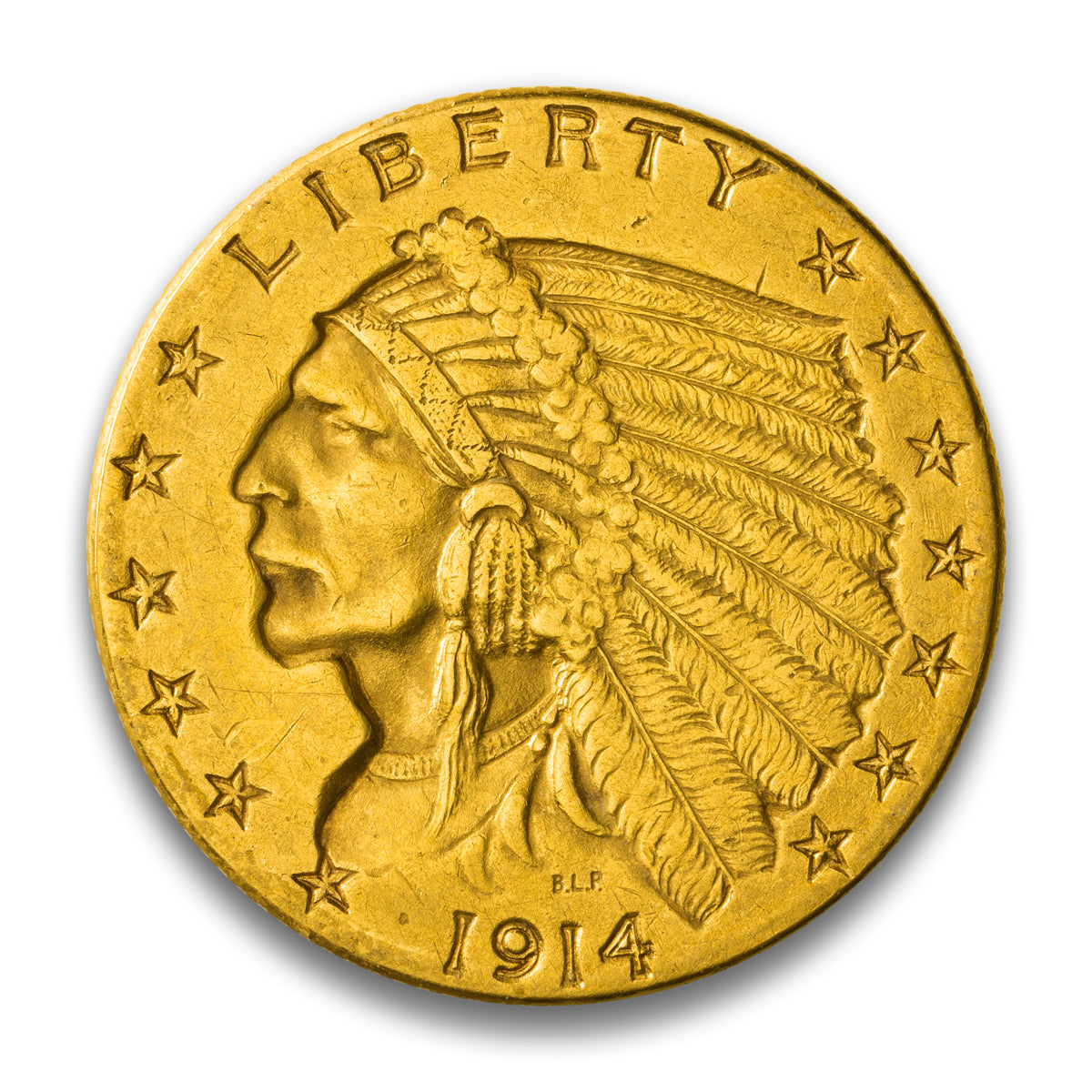 United States $2.5 Gold 1914