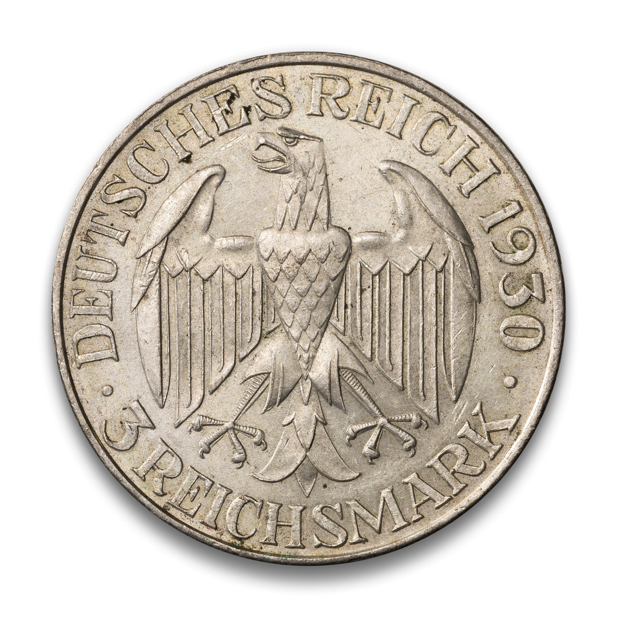 Germany Silver 3 Reichsmark 1930 A