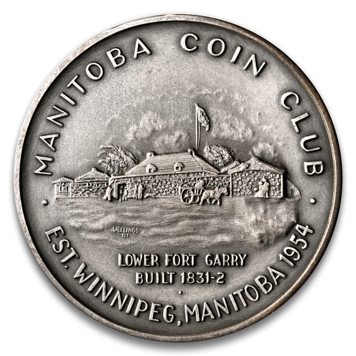 Winnipeg, MB Canadian Numismatic Association Silver medal 1966