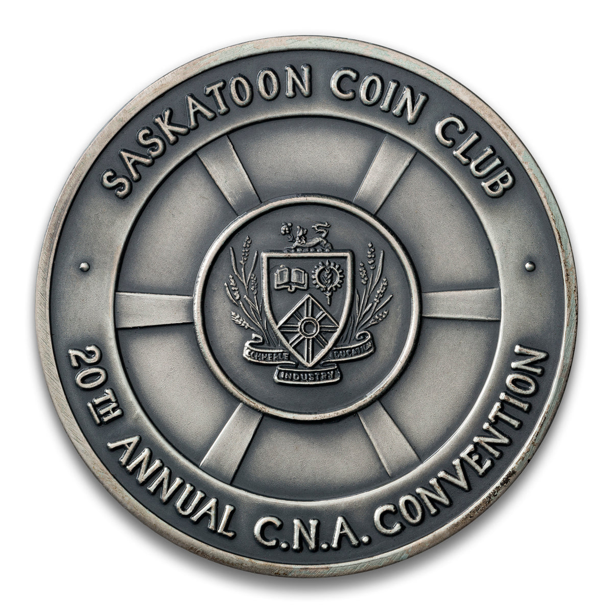 Saskatoon, SK Canadian Numismatic Association Silver medal 1973