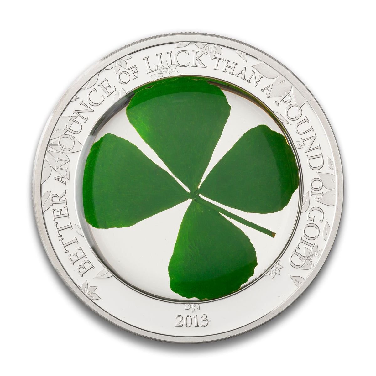 2013 $5 Four-Leaf Clover - Ounce of Luck Coin