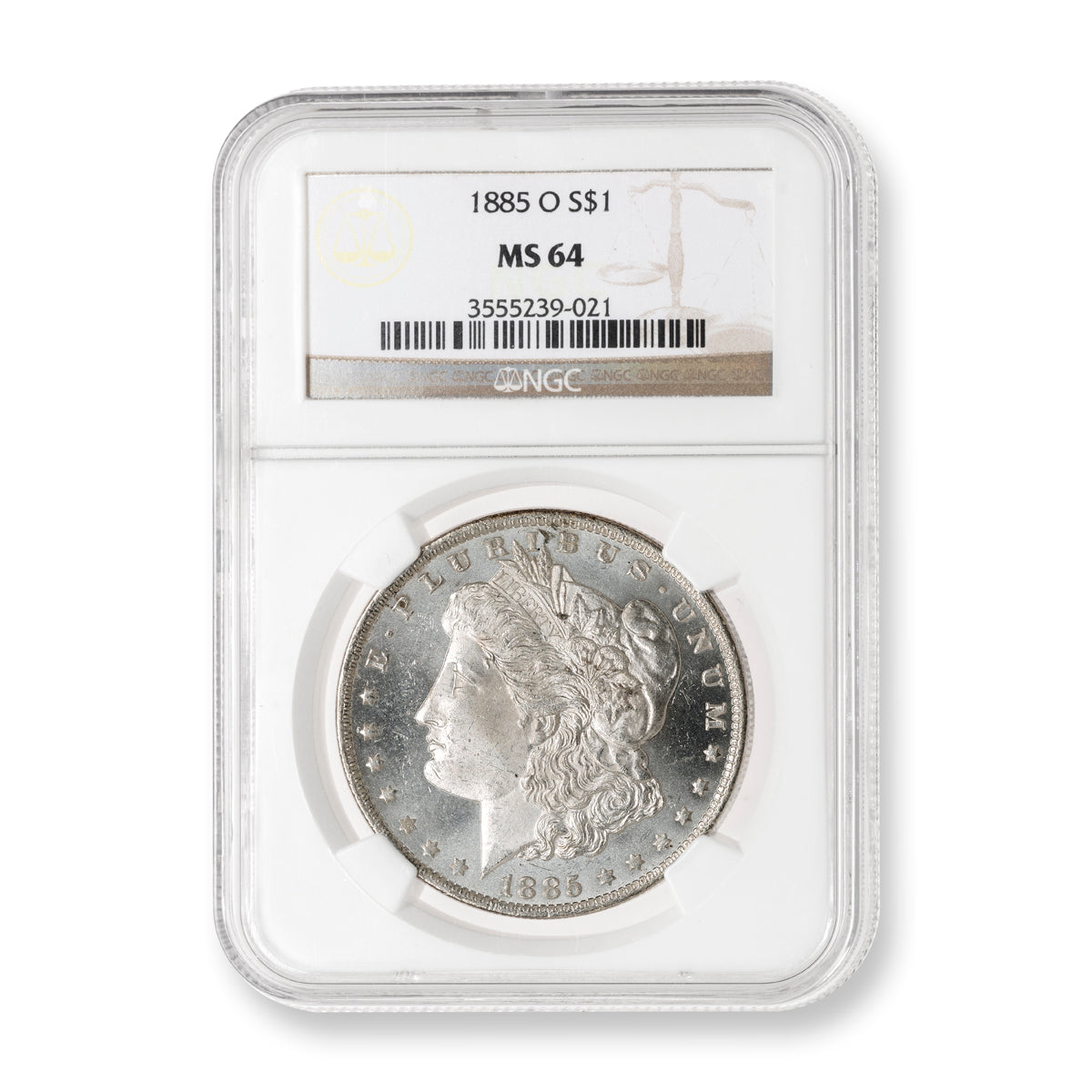 US $1 1885O Morgan Dollar NGC MS-64