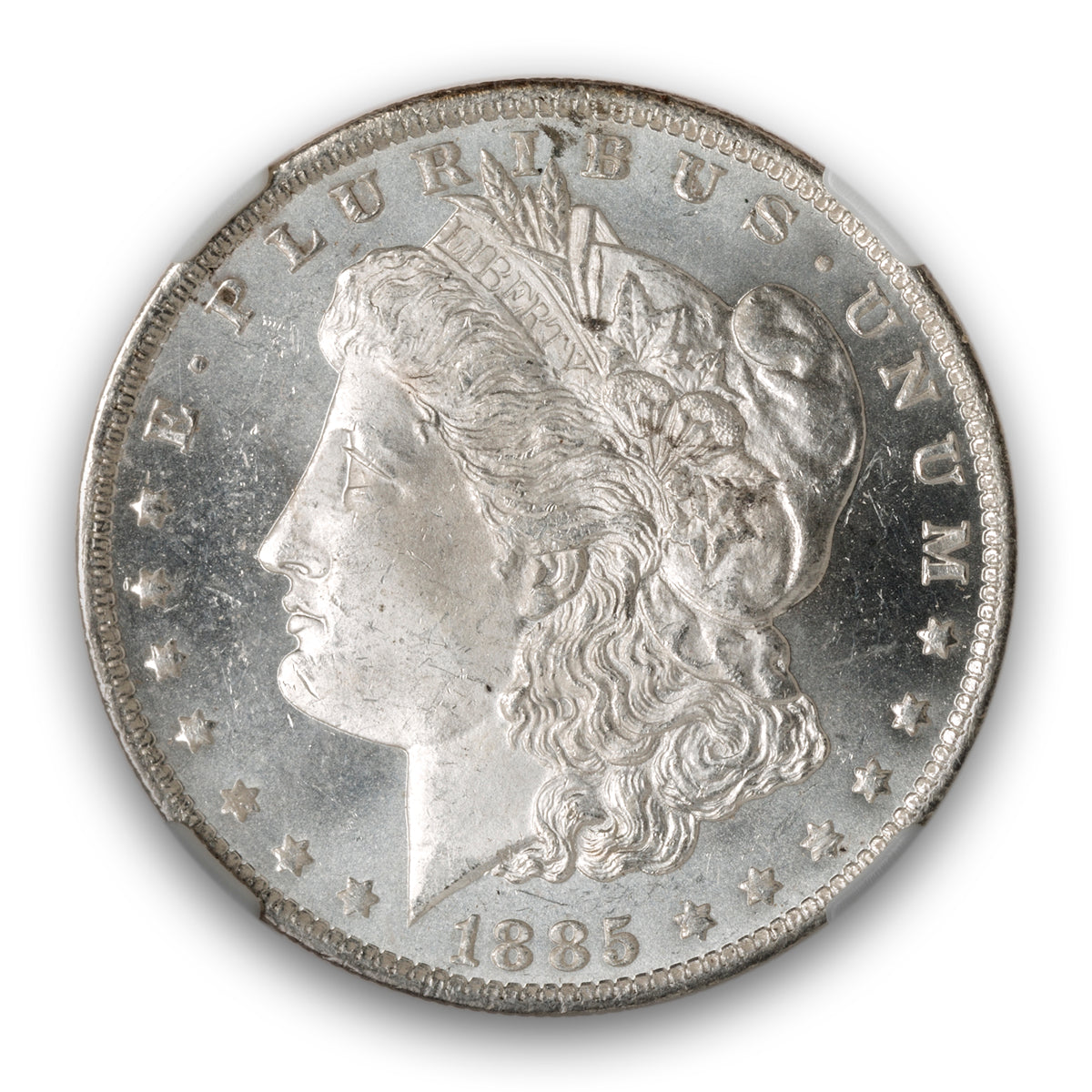 US $1 1885O Morgan Dollar NGC MS-64