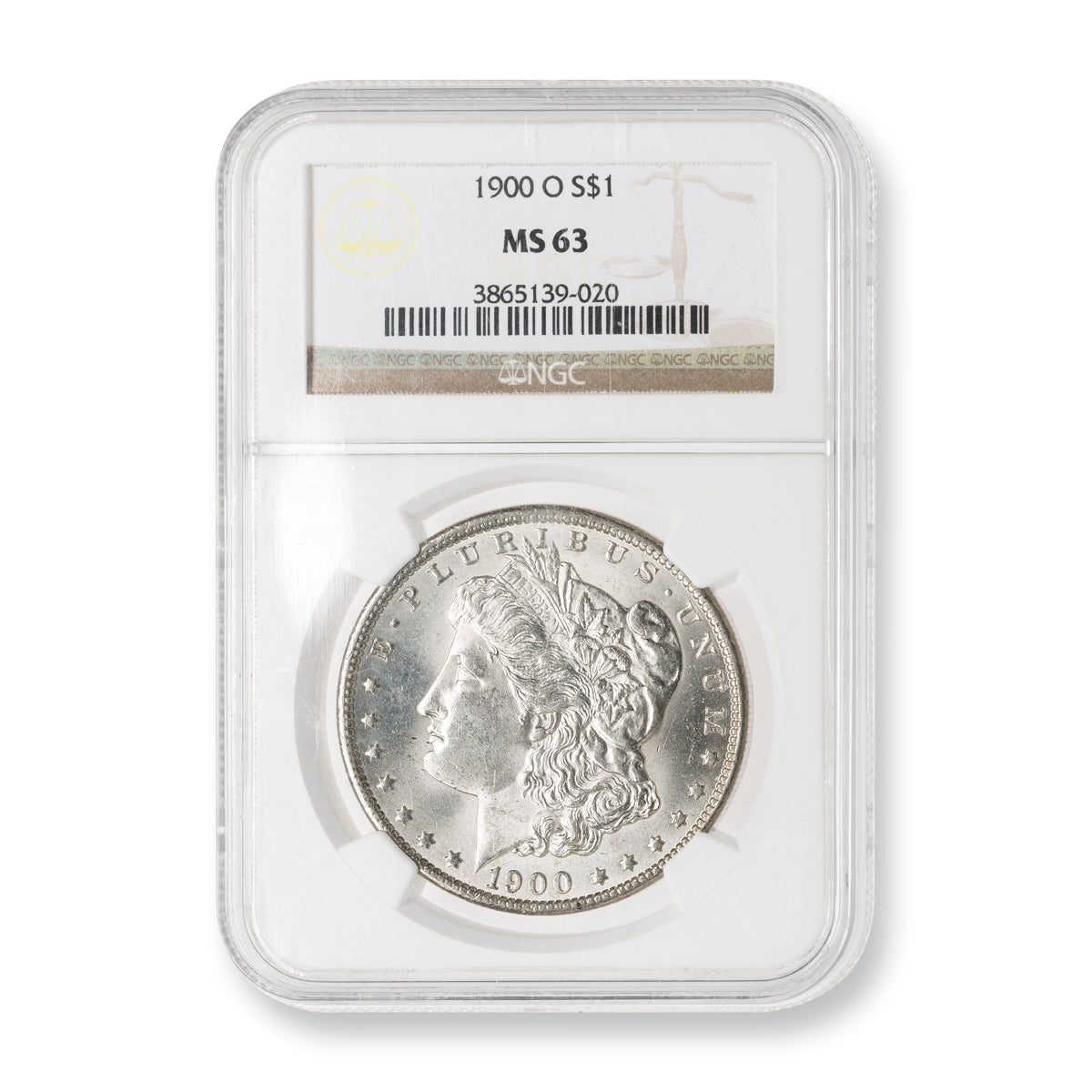 US $1 1900O Morgan Dollar NGC MS-63