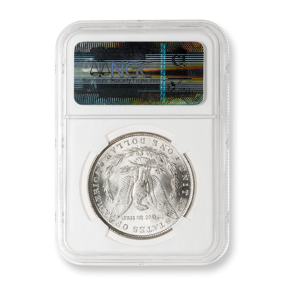 US $1 1886 Morgan Dollar NGC numisBU