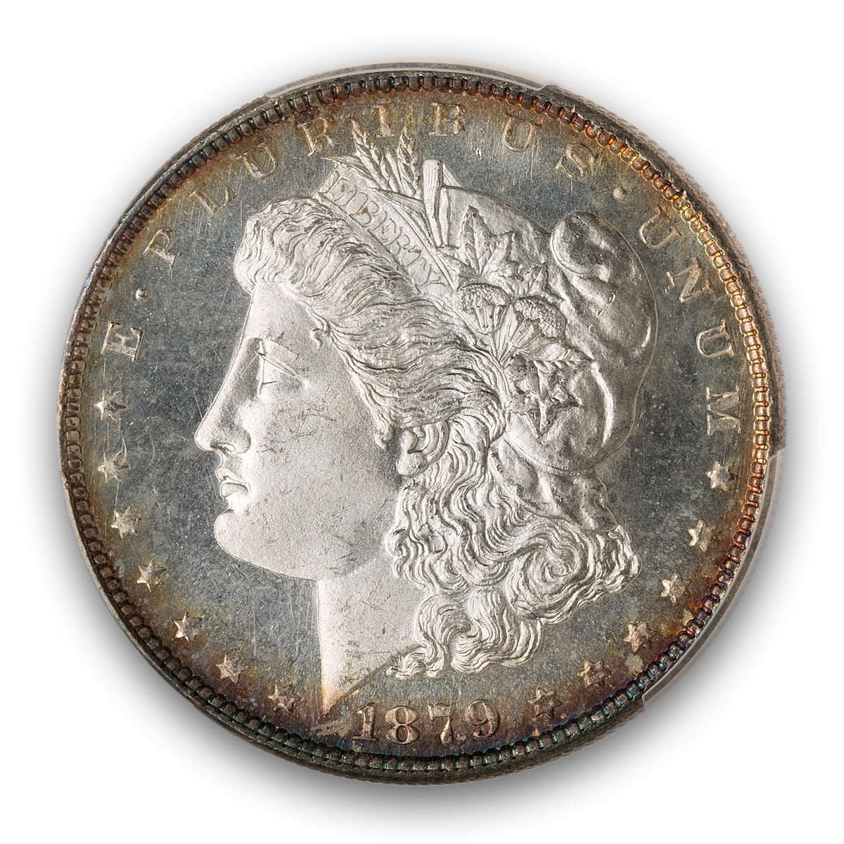 US $1 1879S Morgan Dollar PCGS MS-66