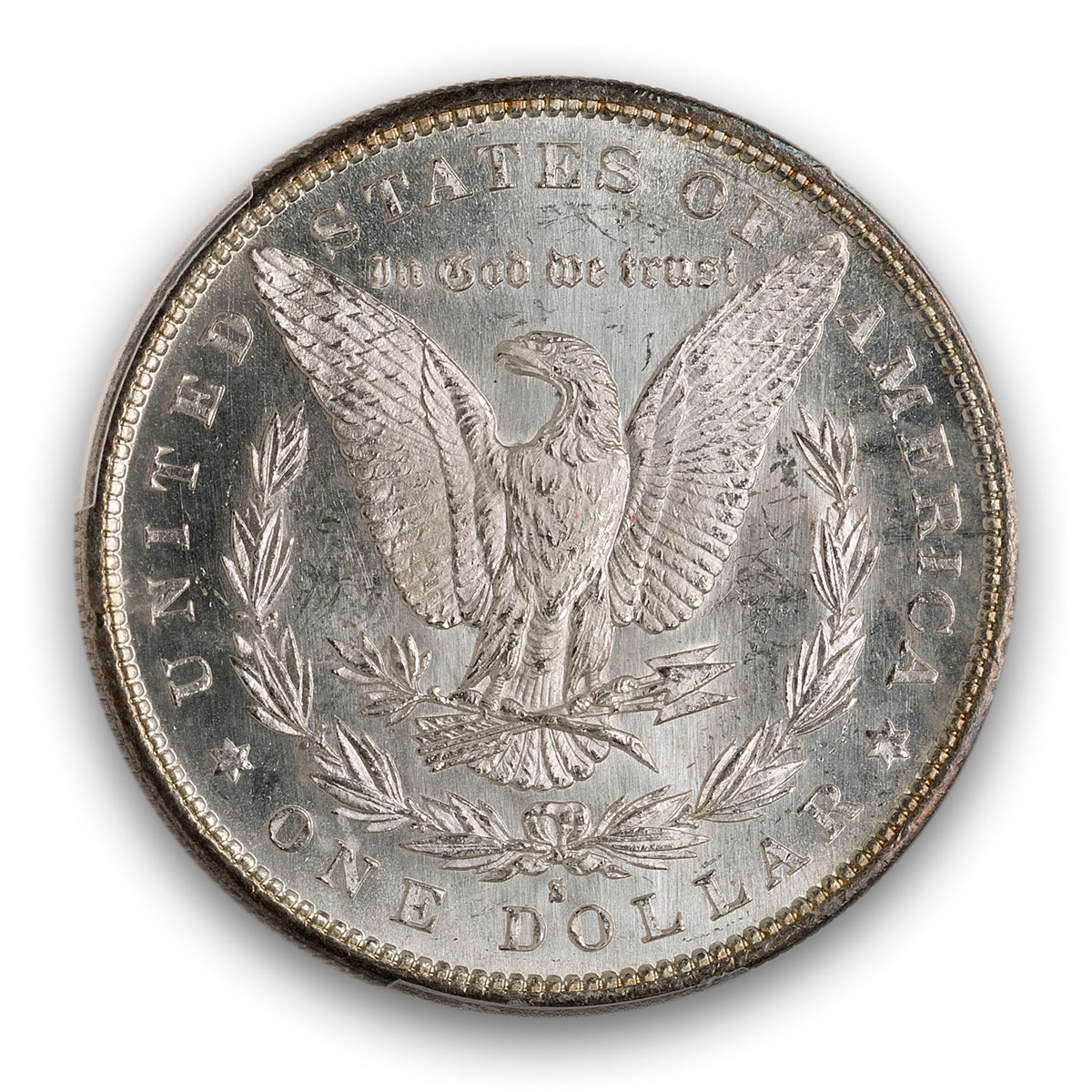 US $1 1879S Morgan Dollar PCGS MS-66