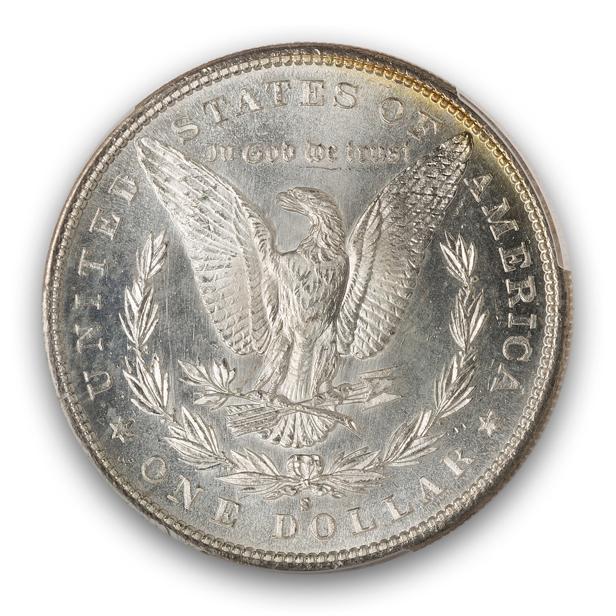 US $1 1880S Morgan Dollar PCGS MS-65