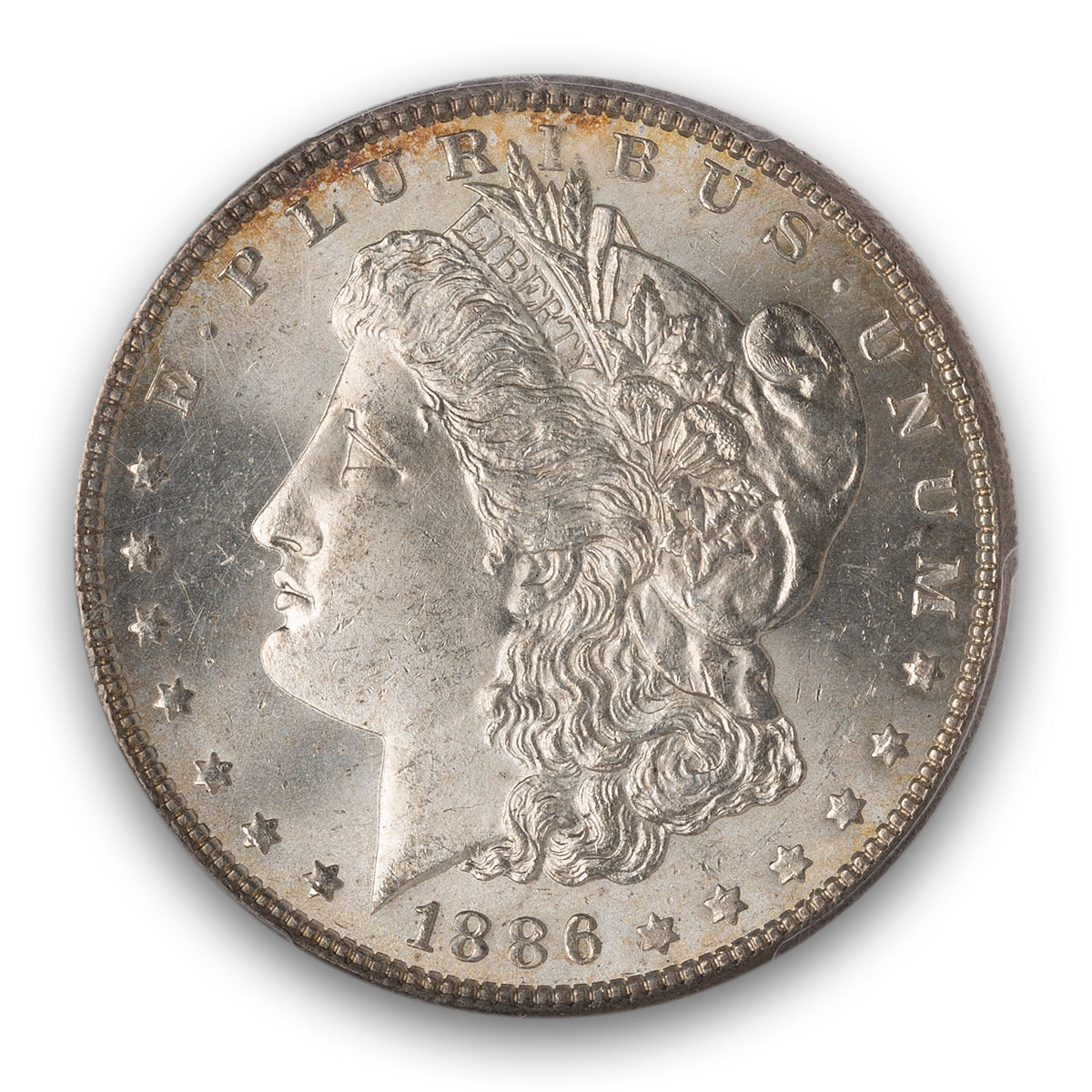 US $1 1886 Morgan Dollar PCGS MS-64