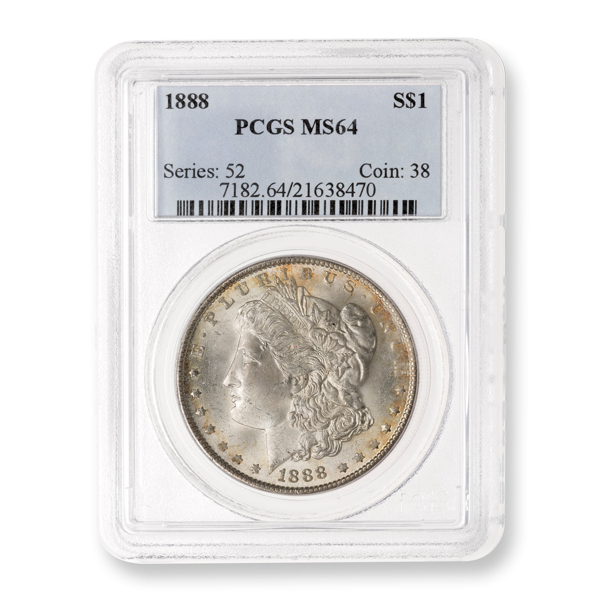 US $1 1888 Morgan Dollar PCGS MS-64