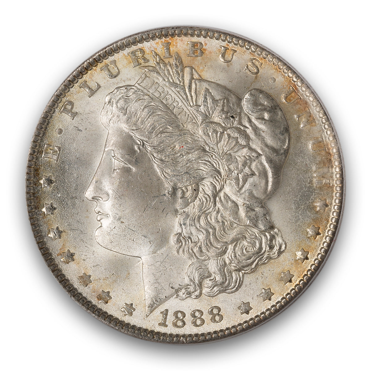 US $1 1888 Morgan Dollar PCGS MS-64