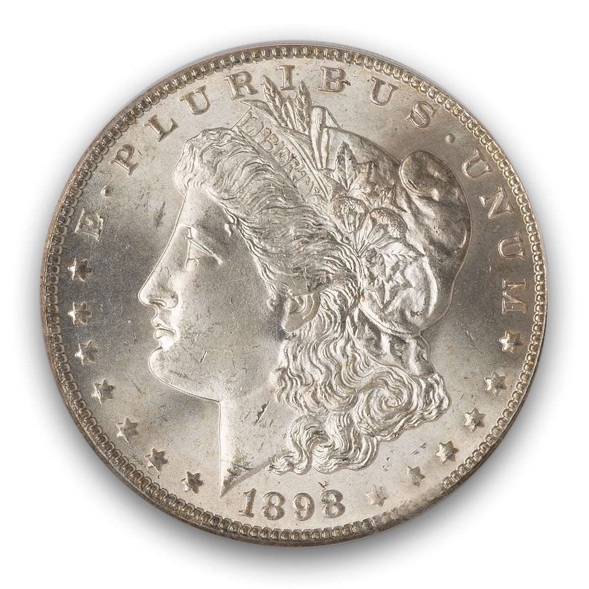 US $1 1898O Morgan Dollar PCGS MS-65