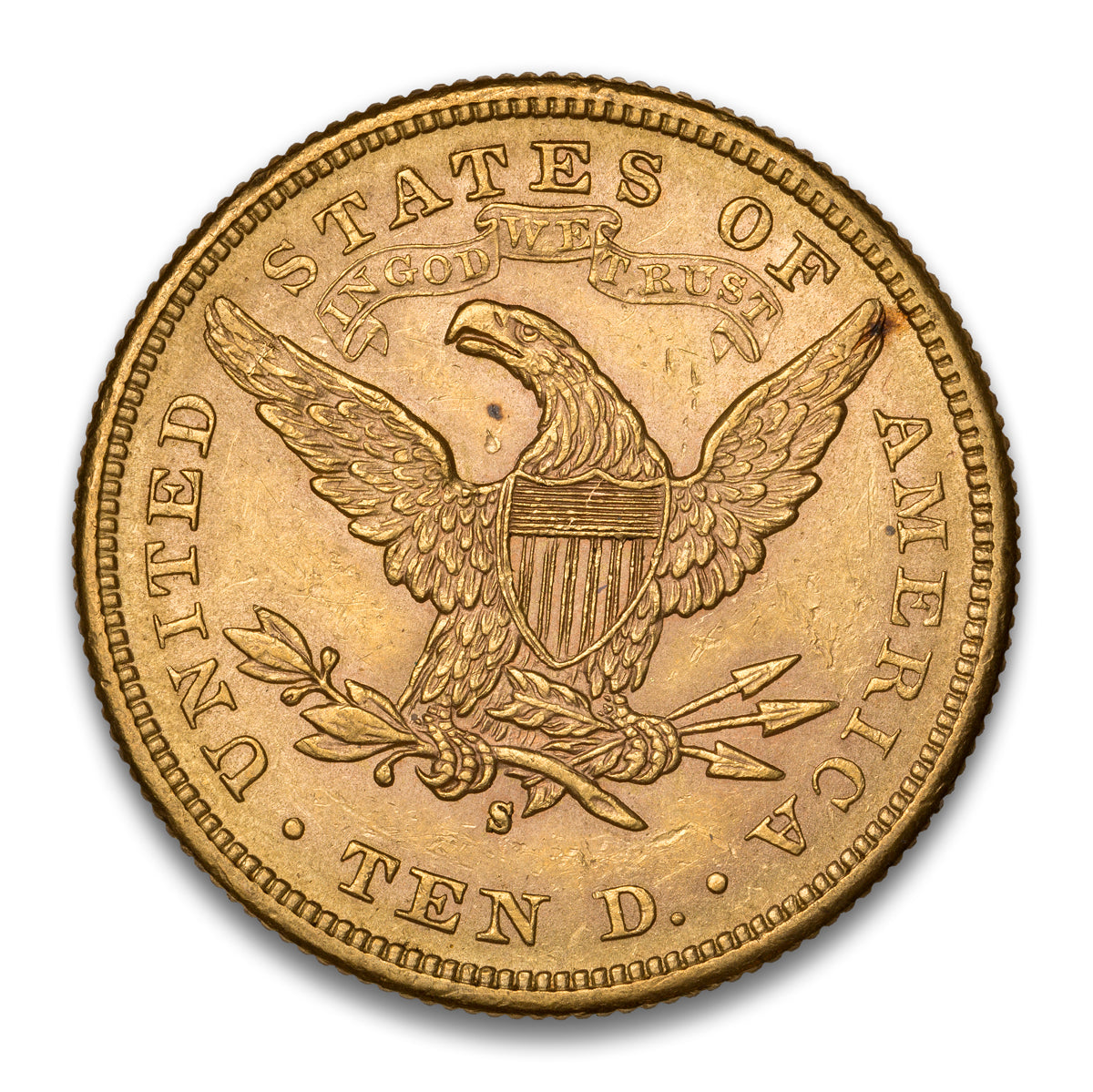 US $10 1880S Eagle EF-45