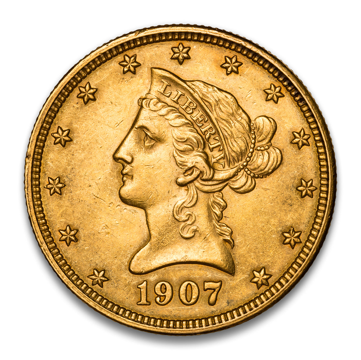 US $10 1907  Eagle EF-40