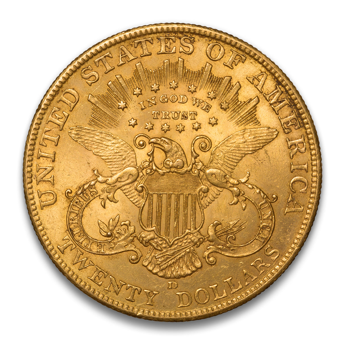 US $20 1906D Double Eagle MS-62