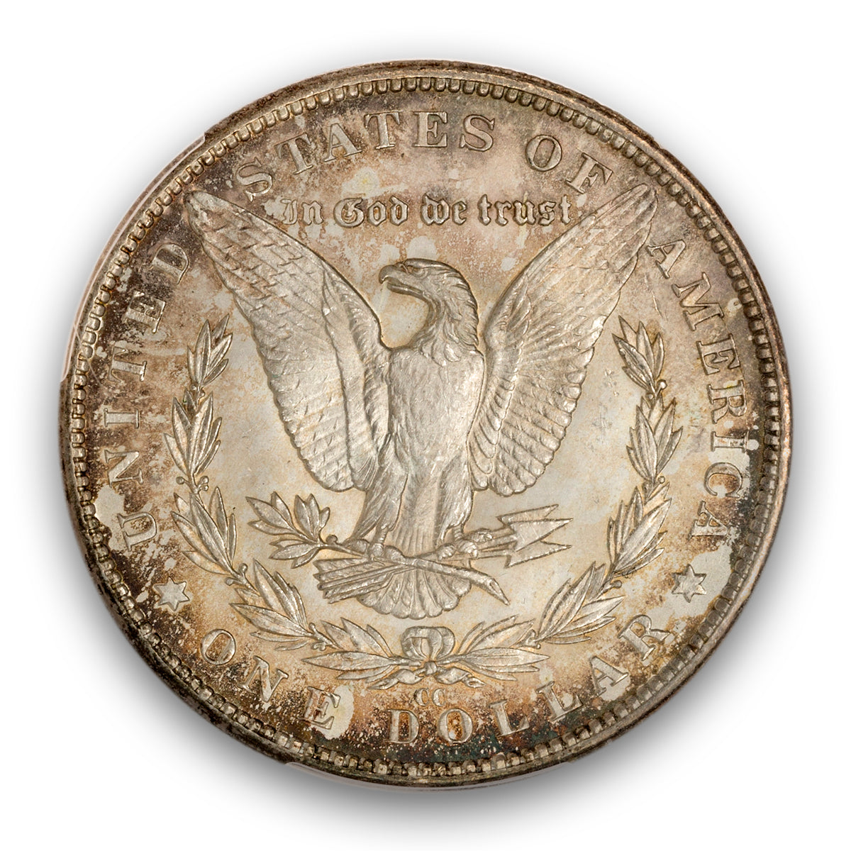 US $1 1883CC Morgan Dollar PCGS MS-63