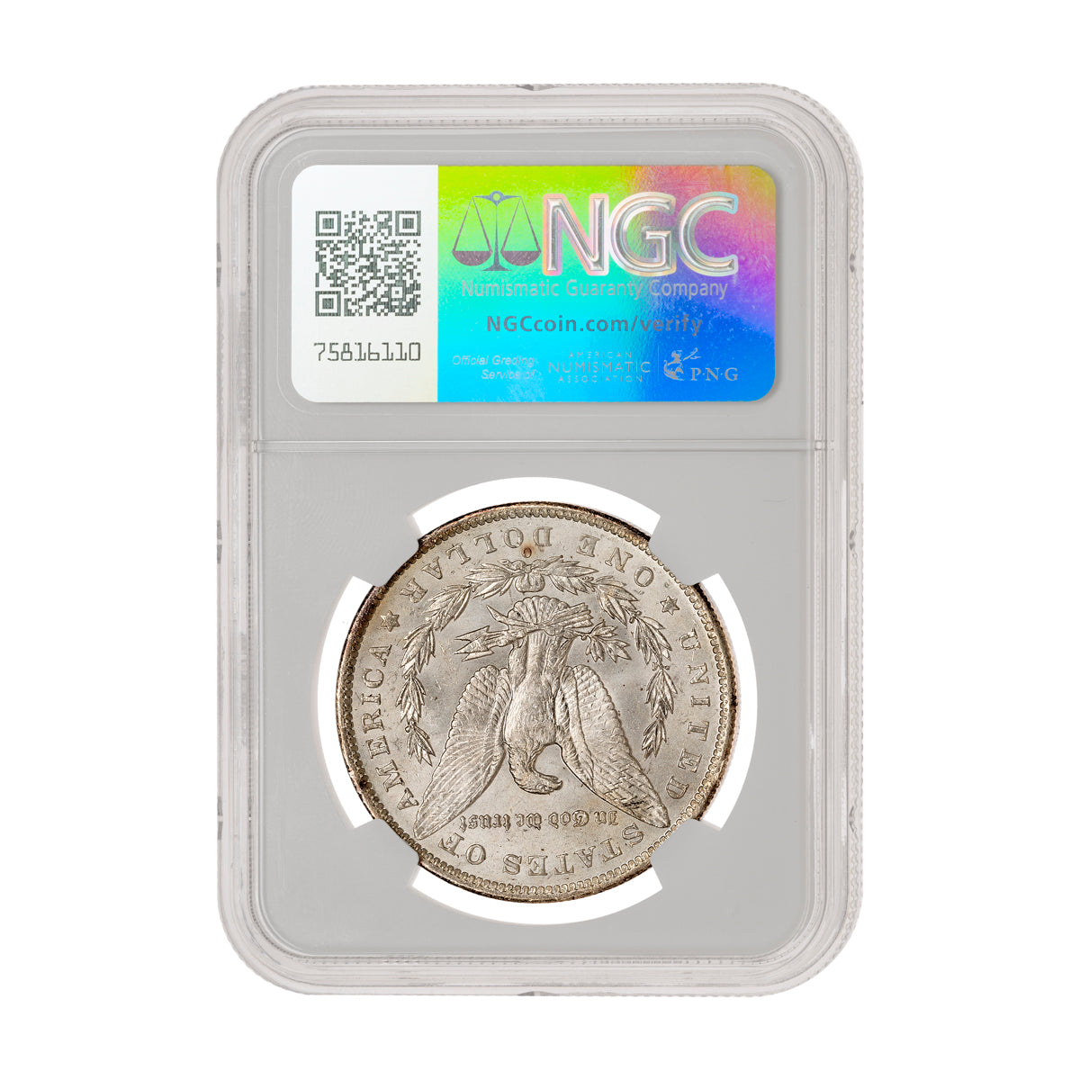 US $1 1885O Morgan Dollar NGC MS-66