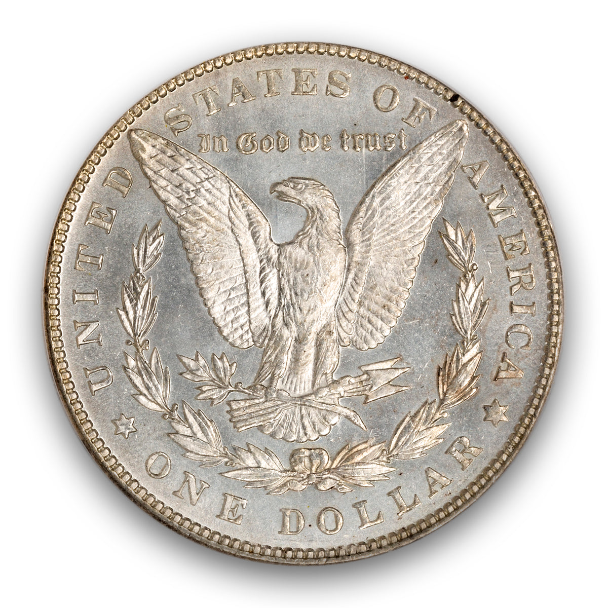 US $1 1887 Morgan Dollar PCGS PL-65