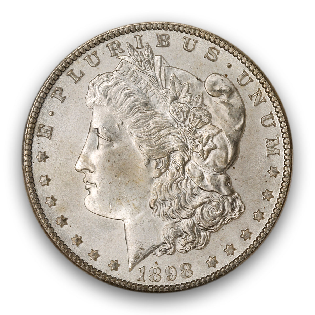 US $1 1898O Morgan Dollar PCGS MS-66