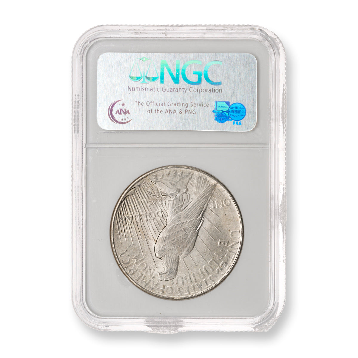 US $1 1925 Peace Dollar NGC MS-64