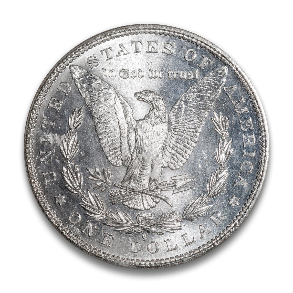 US $1 1881S Morgan Dollar PCGS MS-65