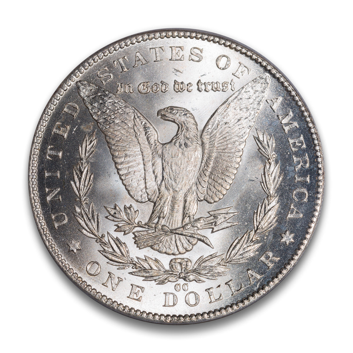 US $1 1884CC Morgan Dollar PCGS MS-64