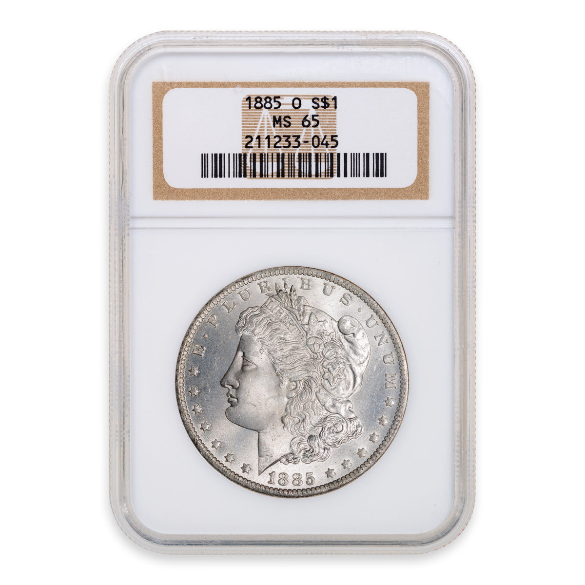 US $1 1885O Morgan Dollar NGC MS-65