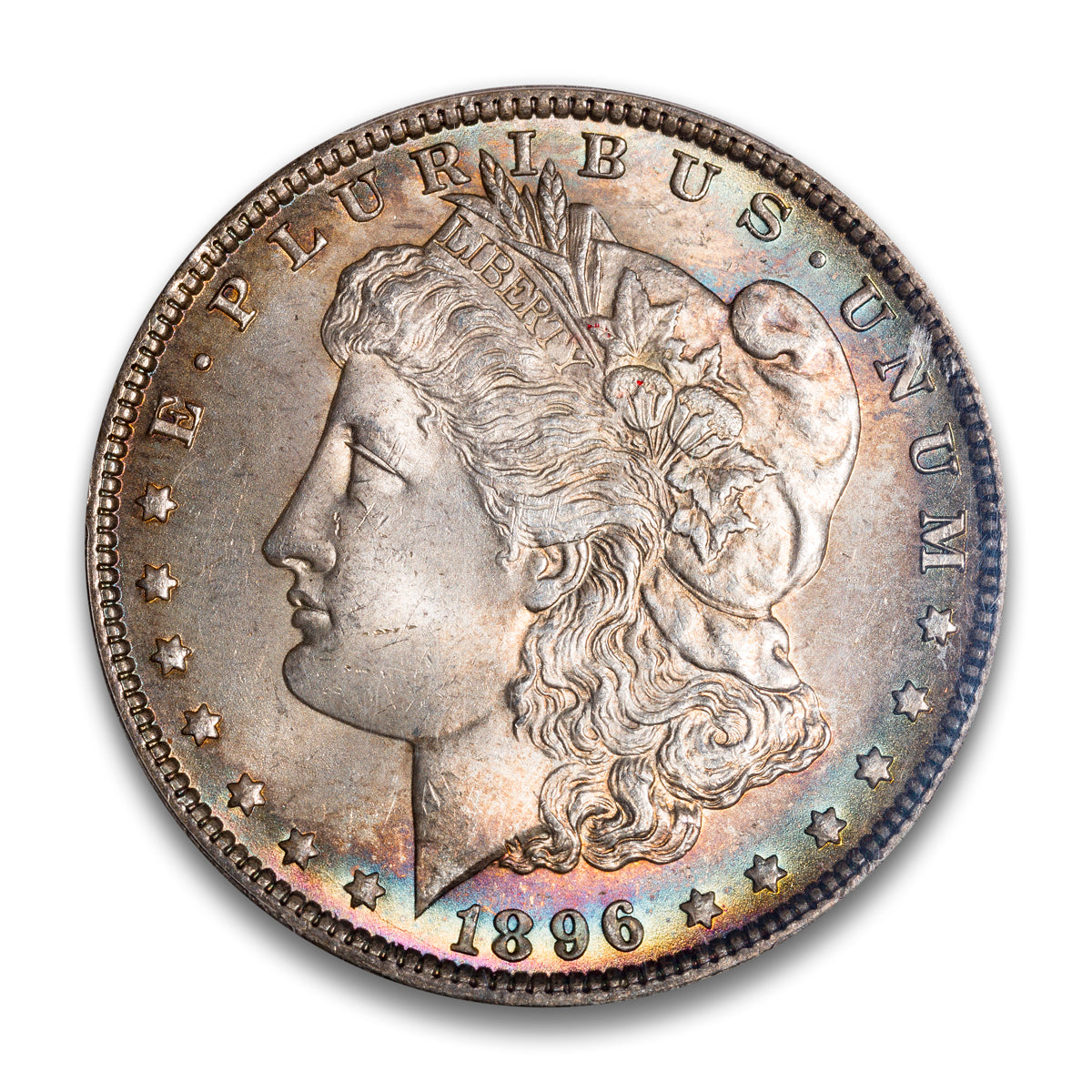 US $1 1896 Morgan Dollar PCGS MS-64