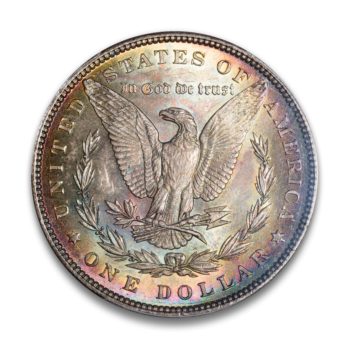 US $1 1896 Morgan Dollar PCGS MS-64