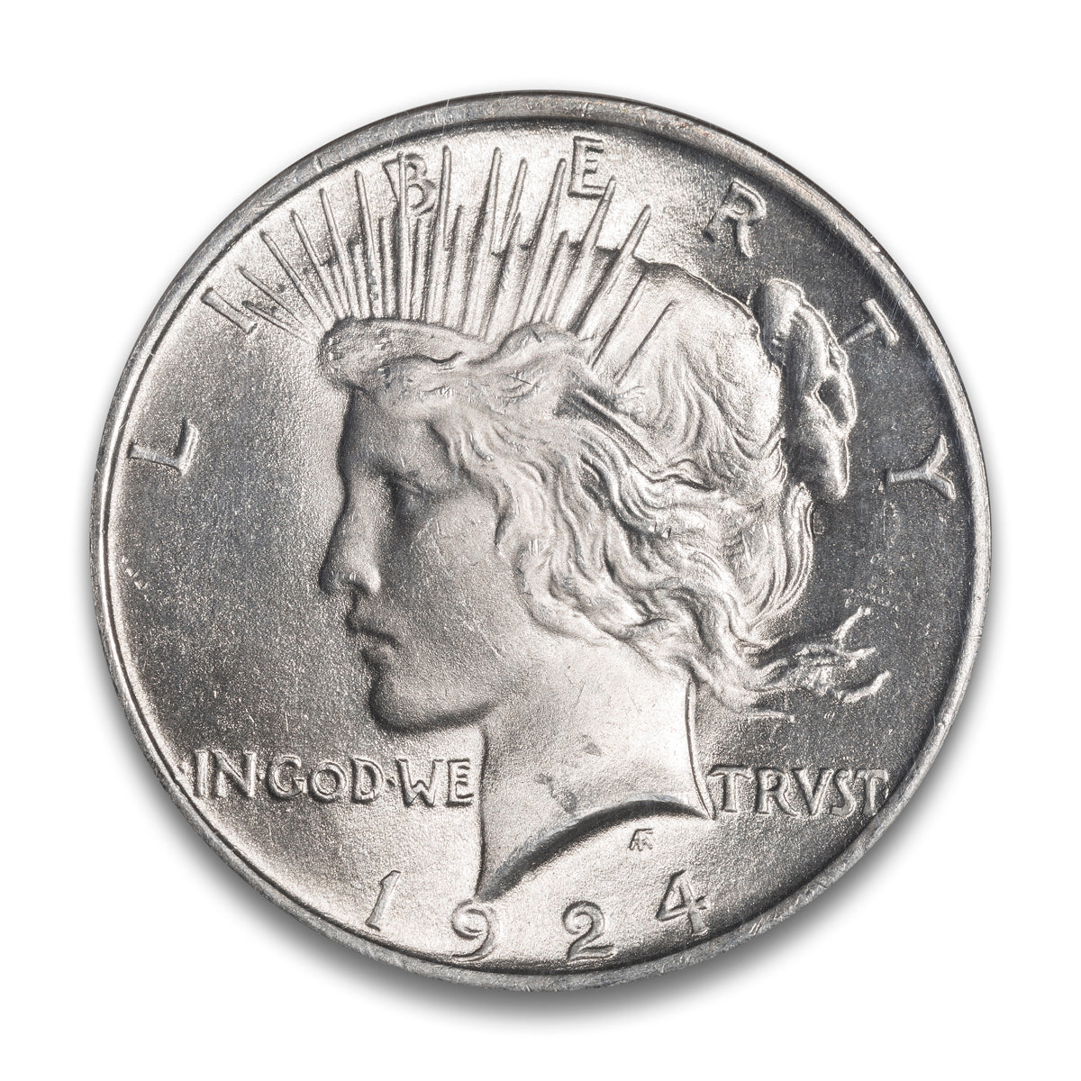 US $1 1924 Peace Dollar NGC MS-64