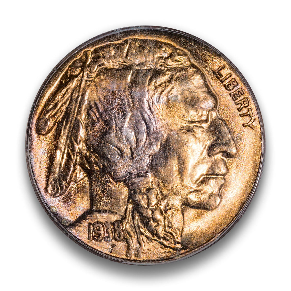 US 5 Cent 1938D Buffalo PCGS MS-66