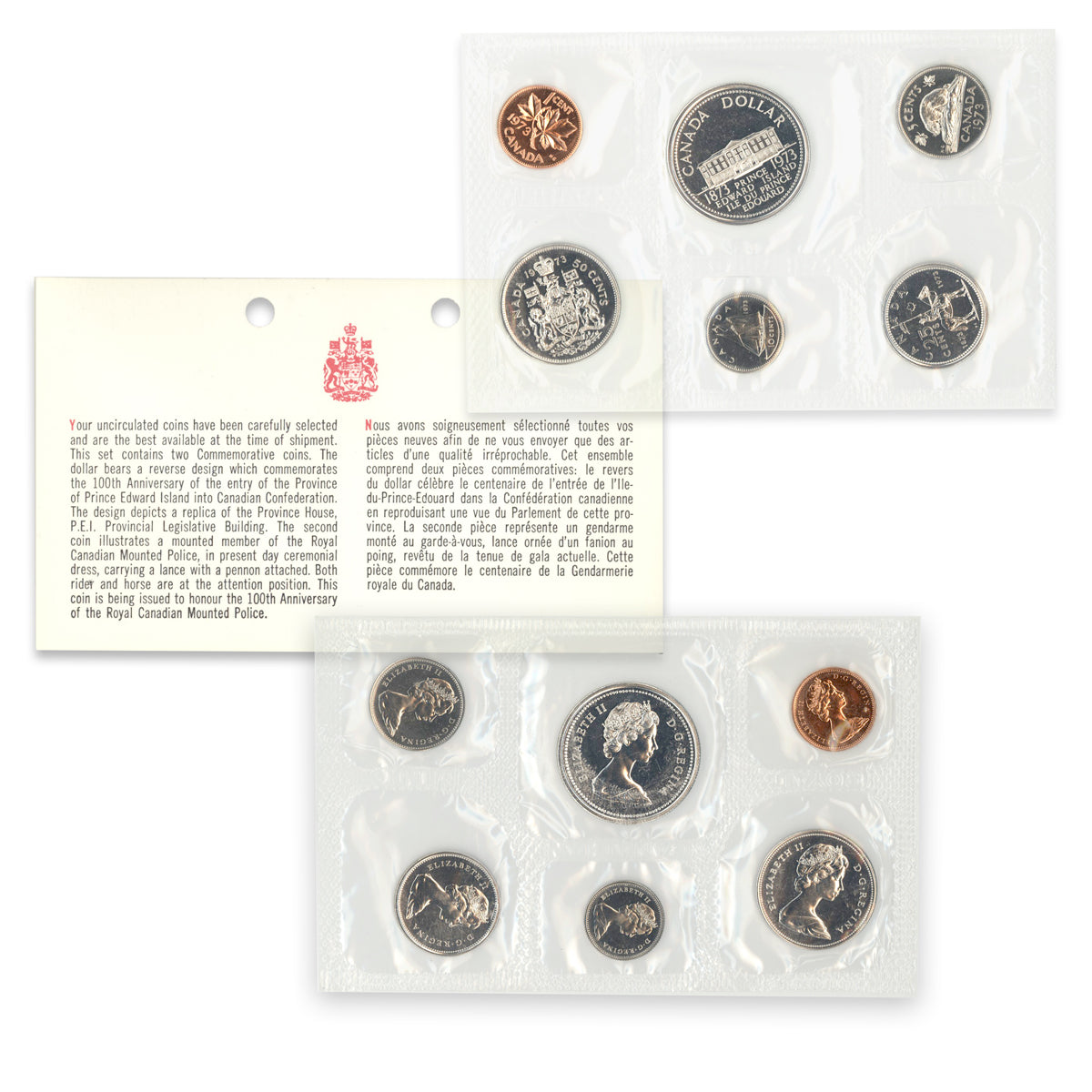 1973 Original Proof Set With Rare Large Bust