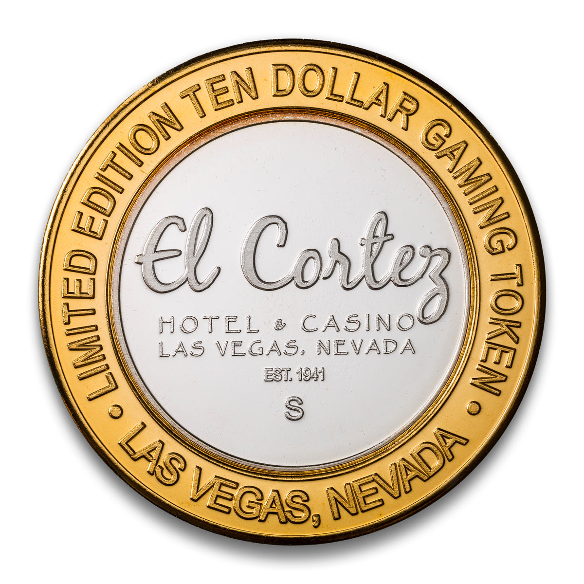 Las Vegas Casino Token $10 El Cortez Hotel & Casino: Bugsy Siegel