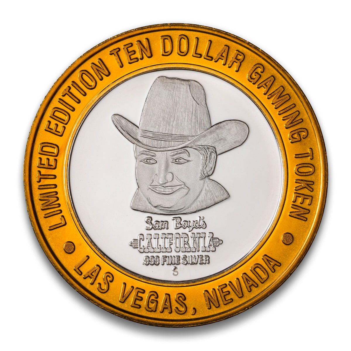 Las Vegas Casino Token $10 The Valley Isle: Sam Boyd's California