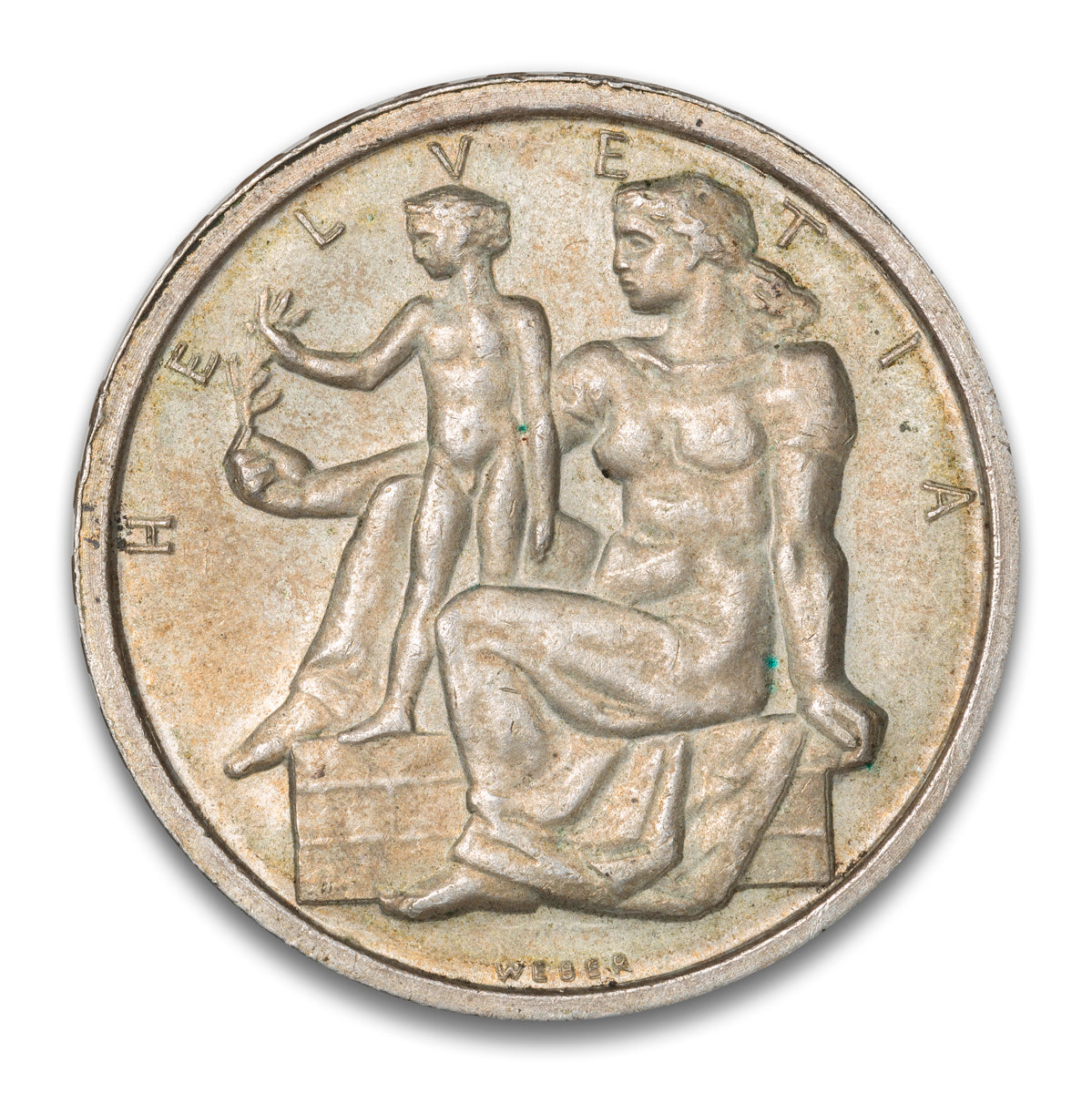 Switzerland Silver 5 Francs 1948