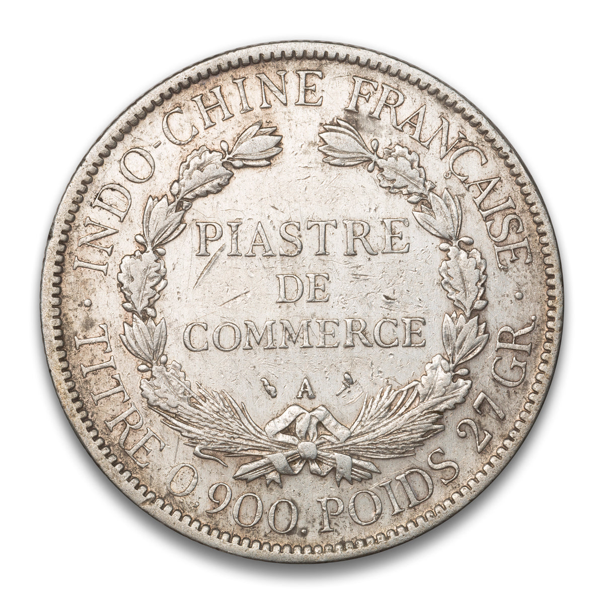 French Indo-China Silver 1 Piastre 1907 A