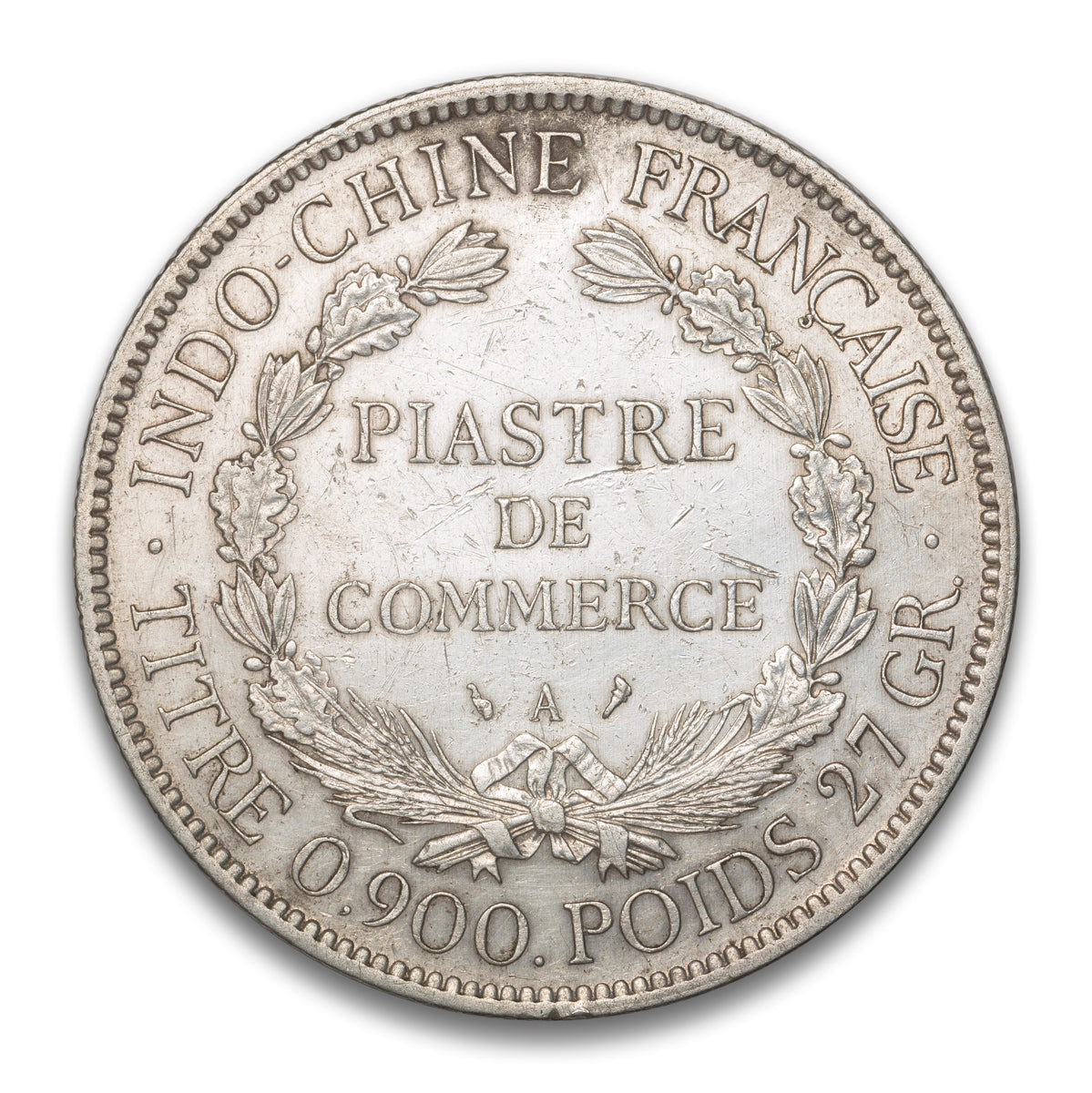 French Indo-China Silver 1 Piastre 1913 A