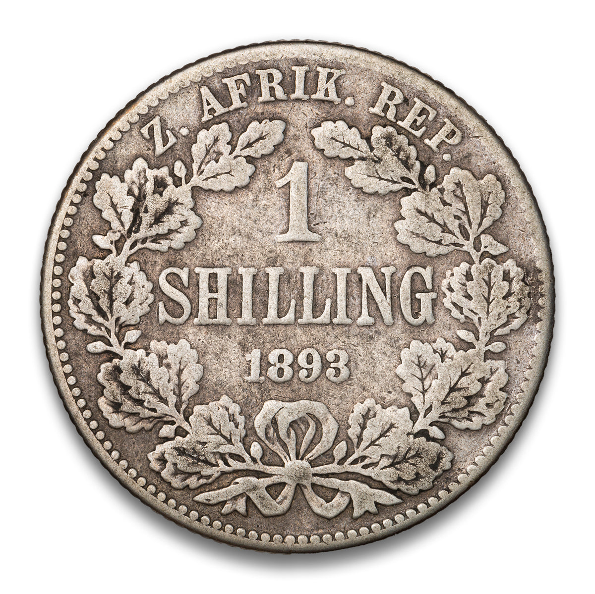 South Africa Silver 1 Shilling 1893