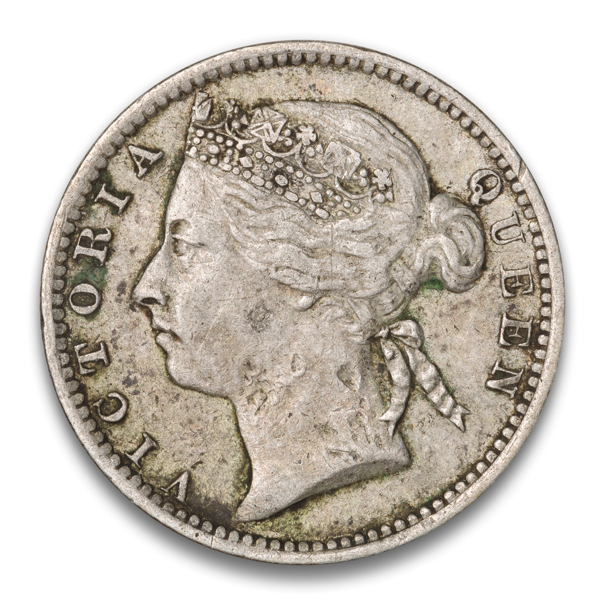 Straits Settlements Silver 10 Cents 1898