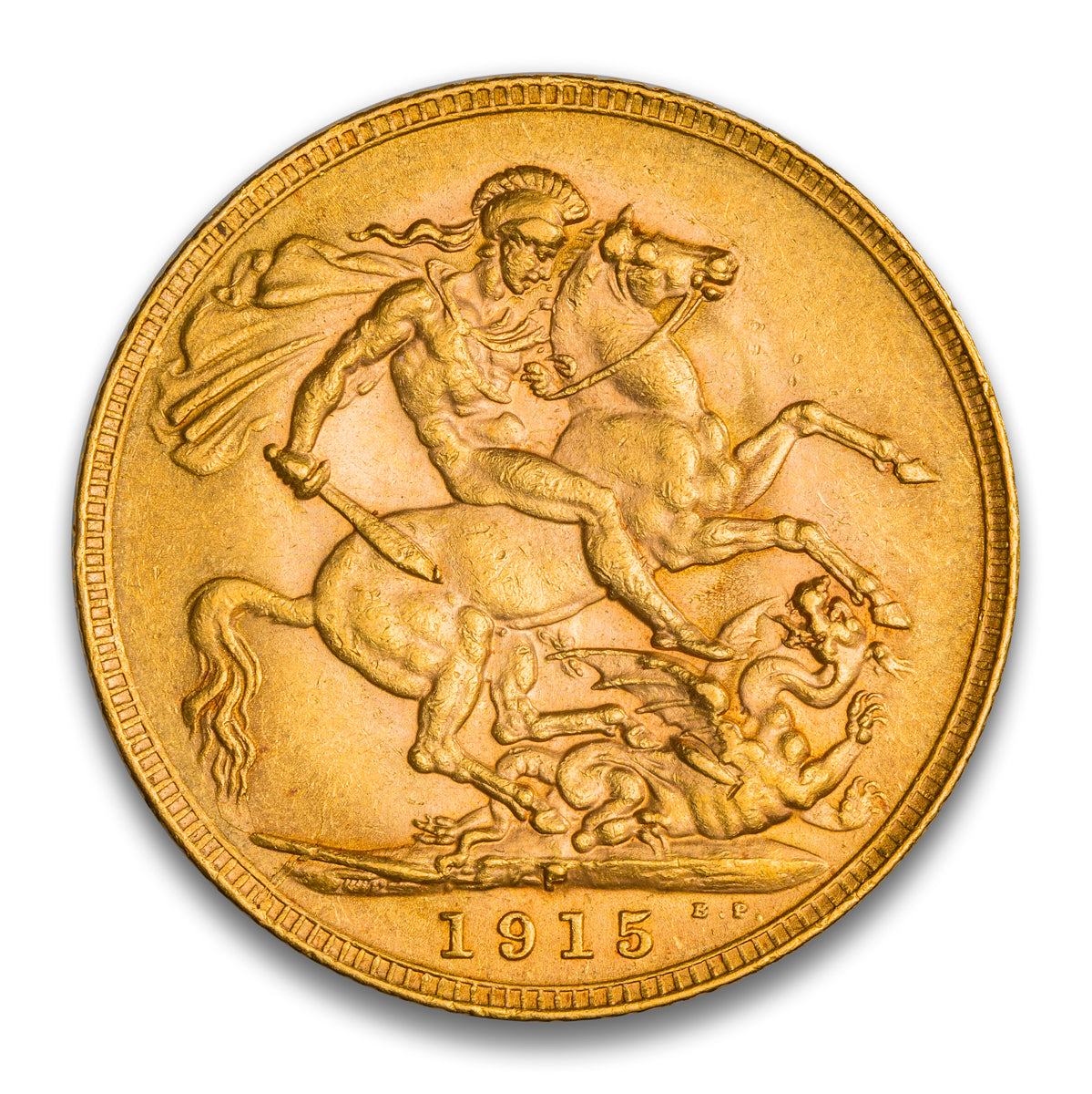 Great Britain / Australia Gold 1 sovereign 1915 P