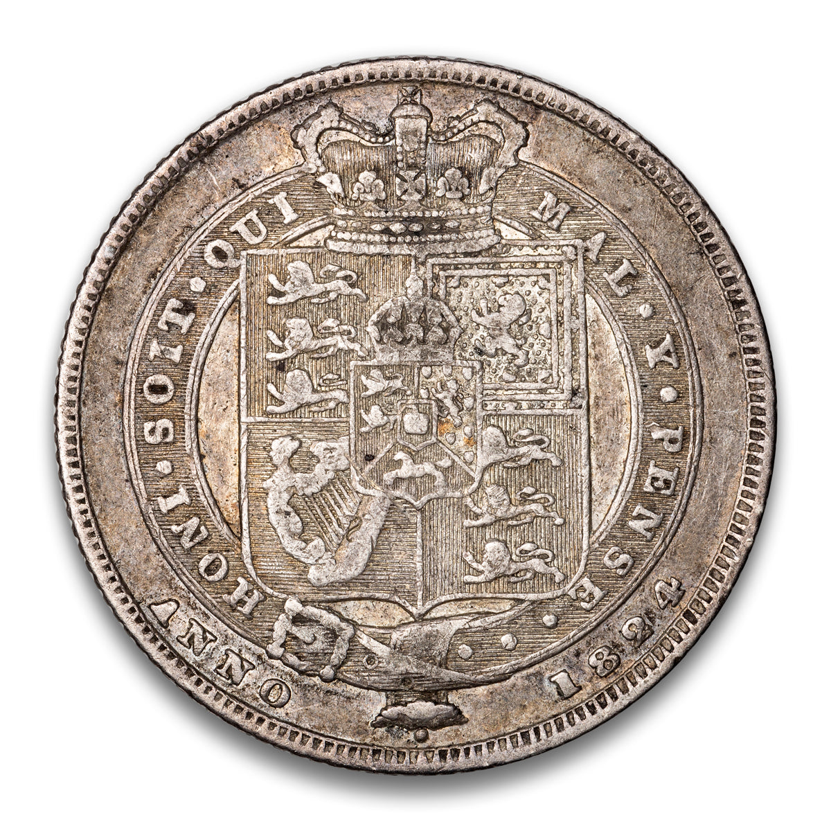 Great Britain Silver 1 shilling 1824