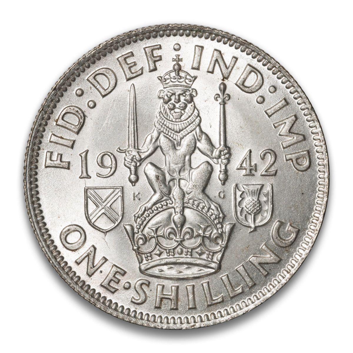 Great Britain Silver 1 shilling 1942