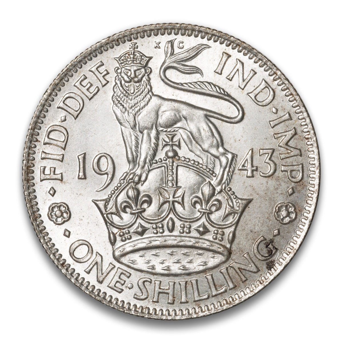 Great Britain Silver 1 shilling 1943