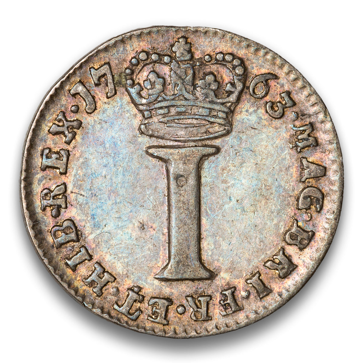 Great Britain Silver 1 penny 1763