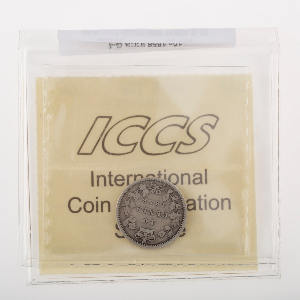 10 Cent 1858 ICCS G-4